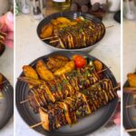 screenshots from a viral Instagram reel recipe