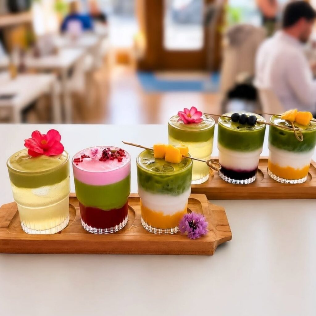 Cafe Floriana Matcha Flight