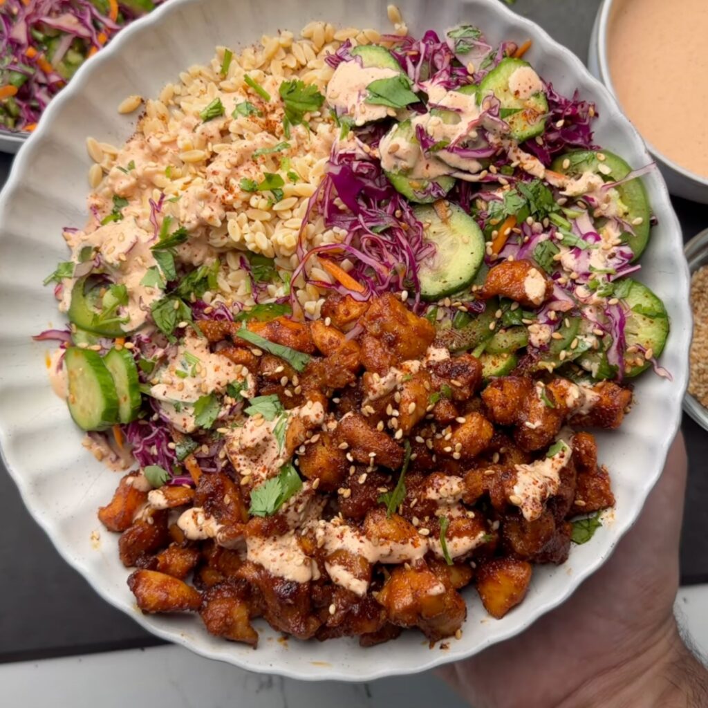 Bang bang chicken power bowl