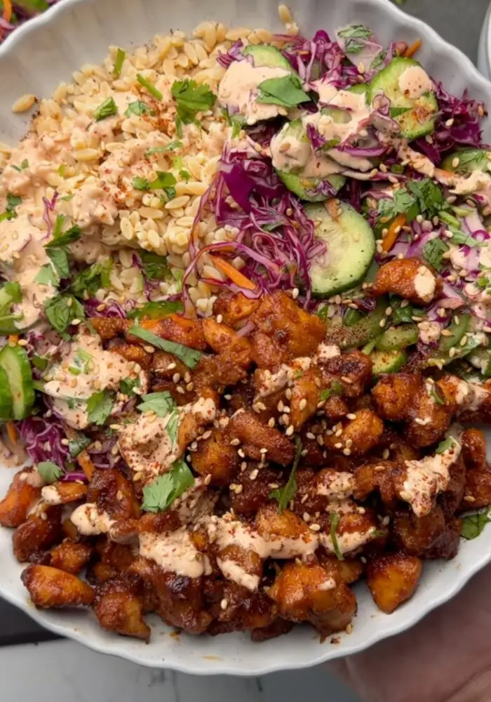 Bang bang chicken power bowl