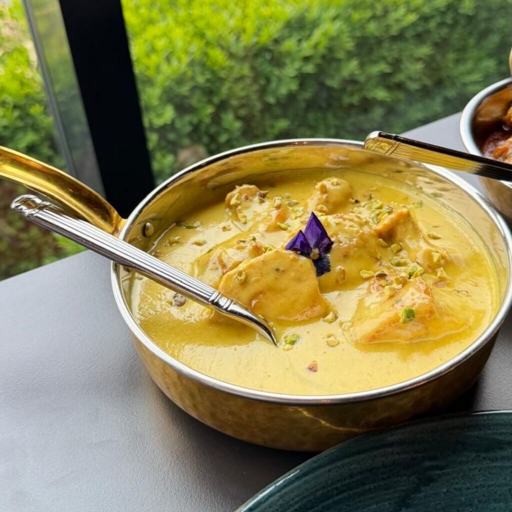 Pistachio curry from Savoy Le Raaj, Morpeth