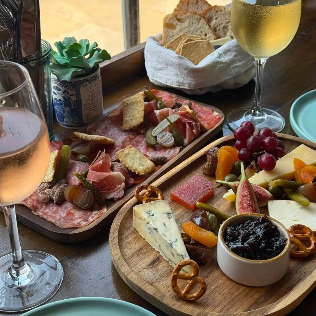 A charcuterie board at Fat Unicorn, Sunderland