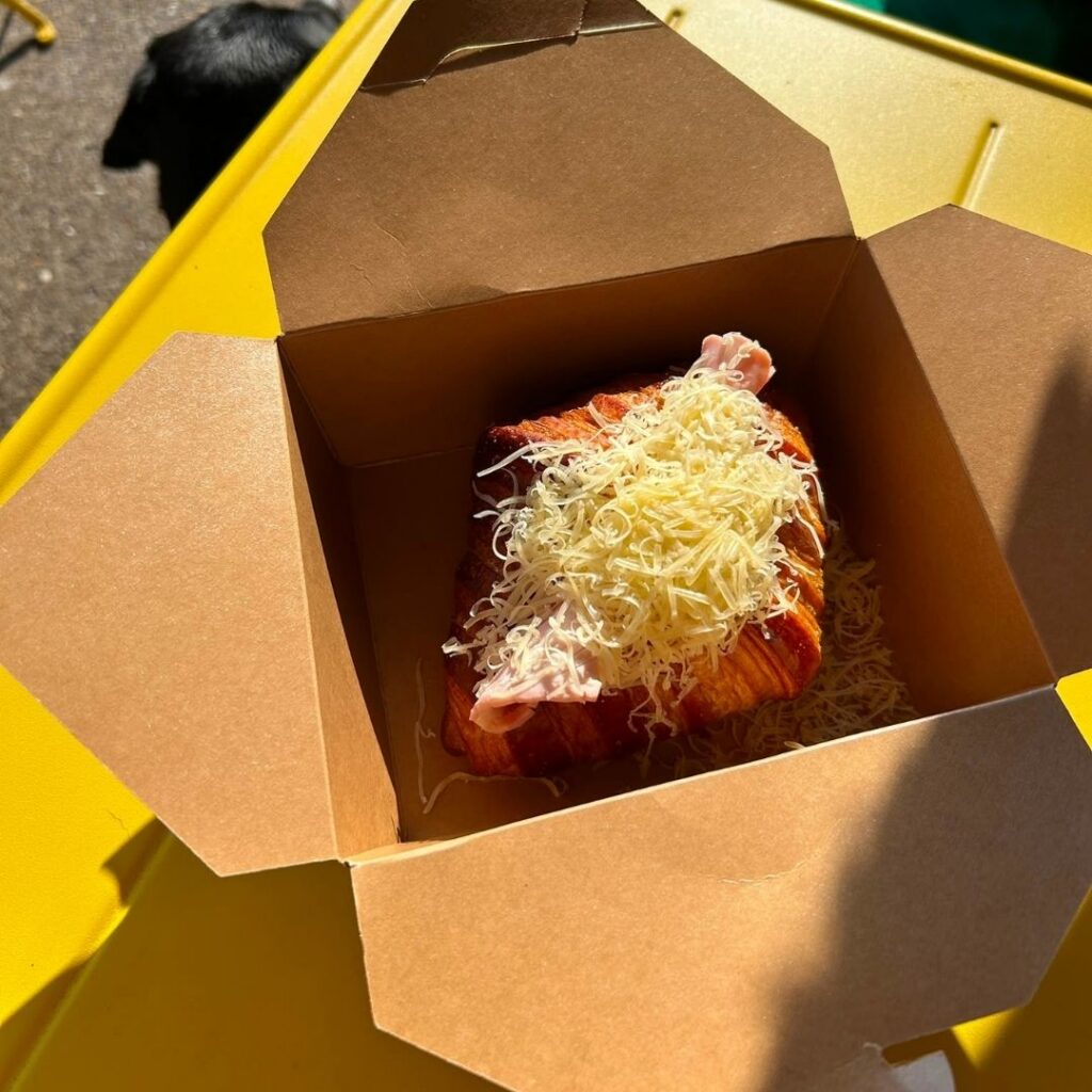 The ham and cheese croissant from Cullercoats Coffee Co.