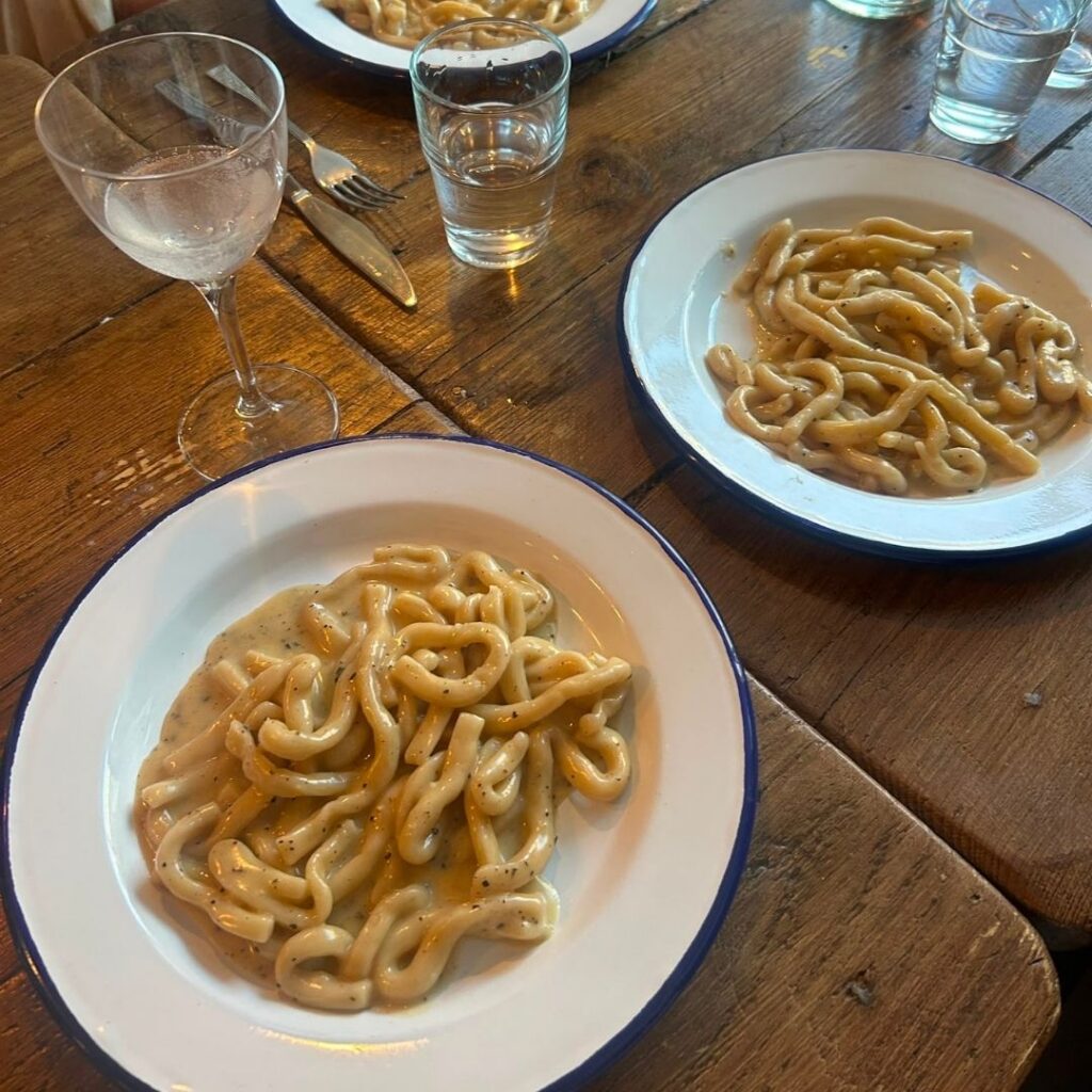 A cacio e pepe from Shapes, North Shields
