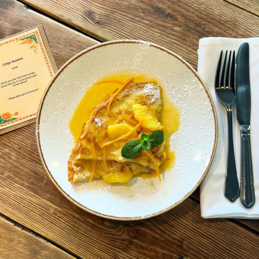 Crepe Suzette at The French Quarter
