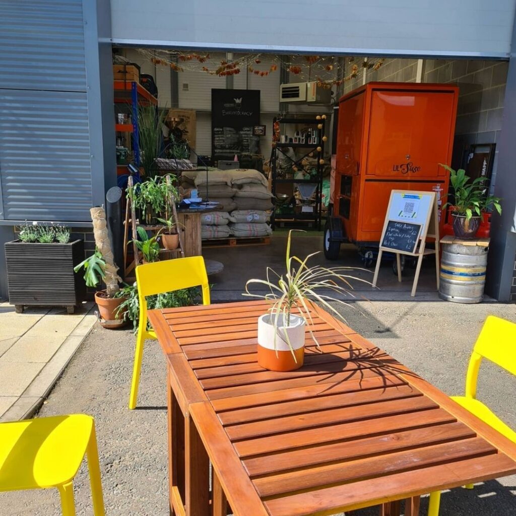 Baristocracy Coffee Outdoor Seating