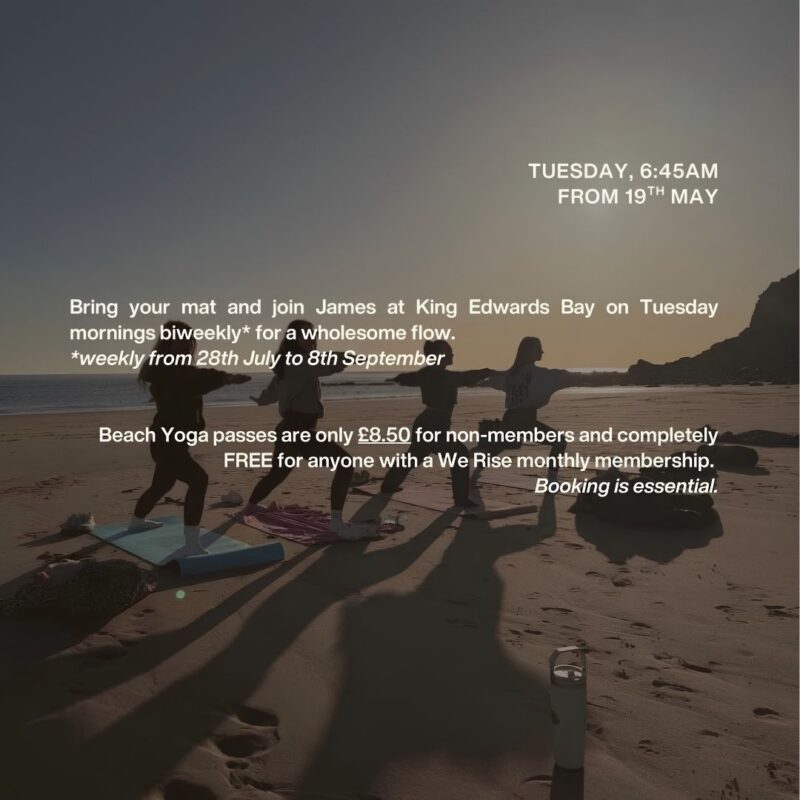 We Rise Beach Yoga