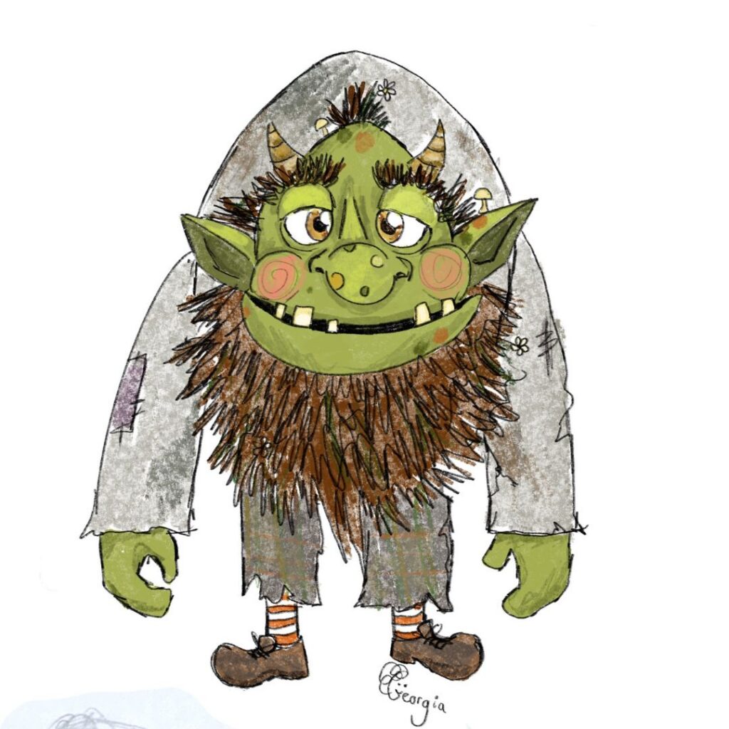 Georgia Hill's Troll Puppet