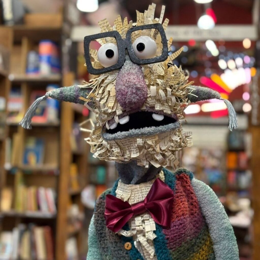 Georgia Hill, The Puppeter - Book Shop Puppet