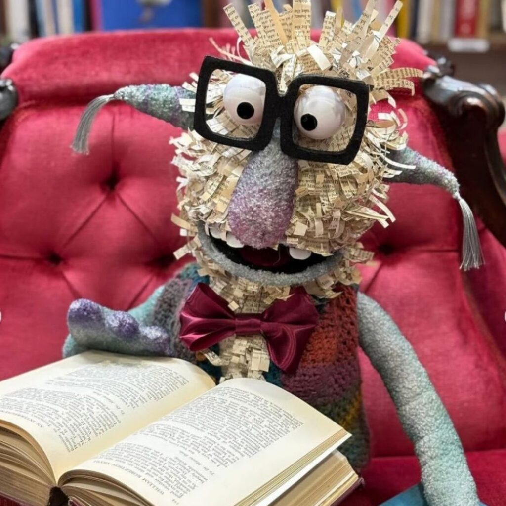 Georgia Hill, The Puppeter - Book Shop Puppet