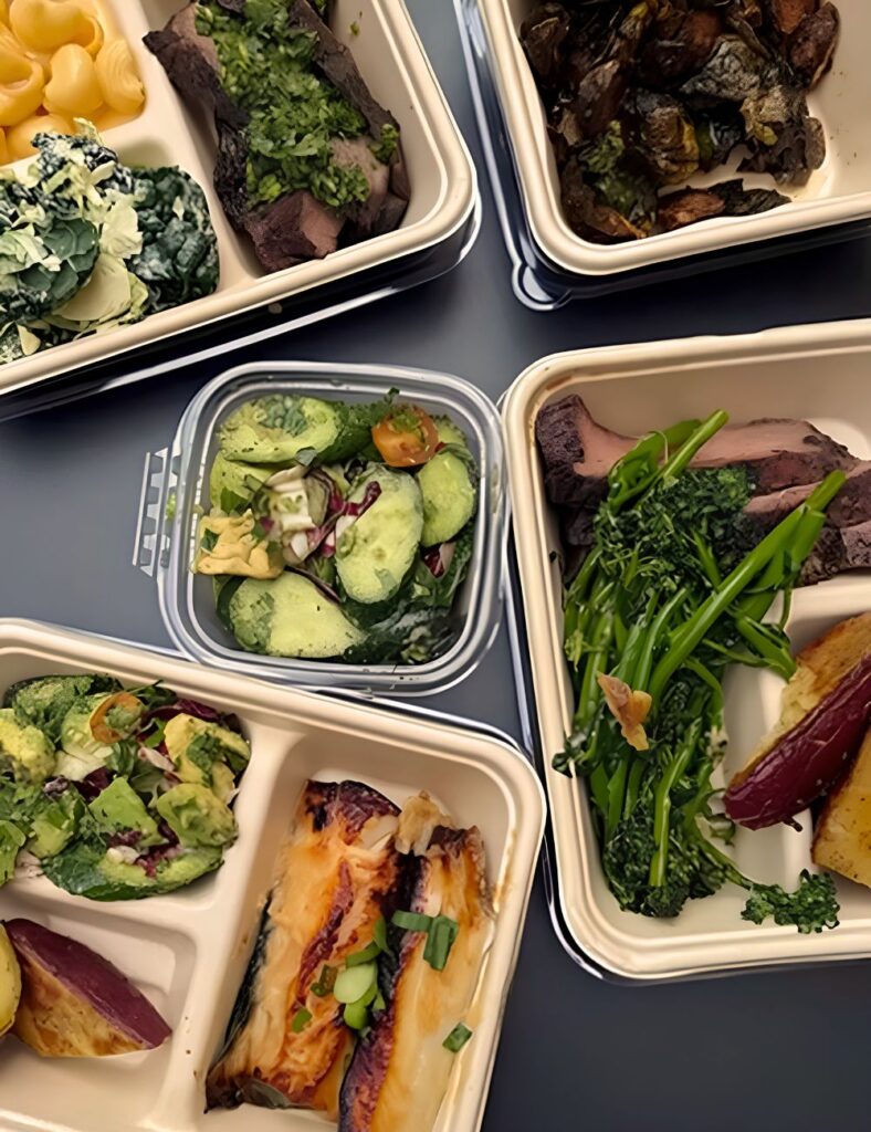 Building your own tray at Goods - Newcastle