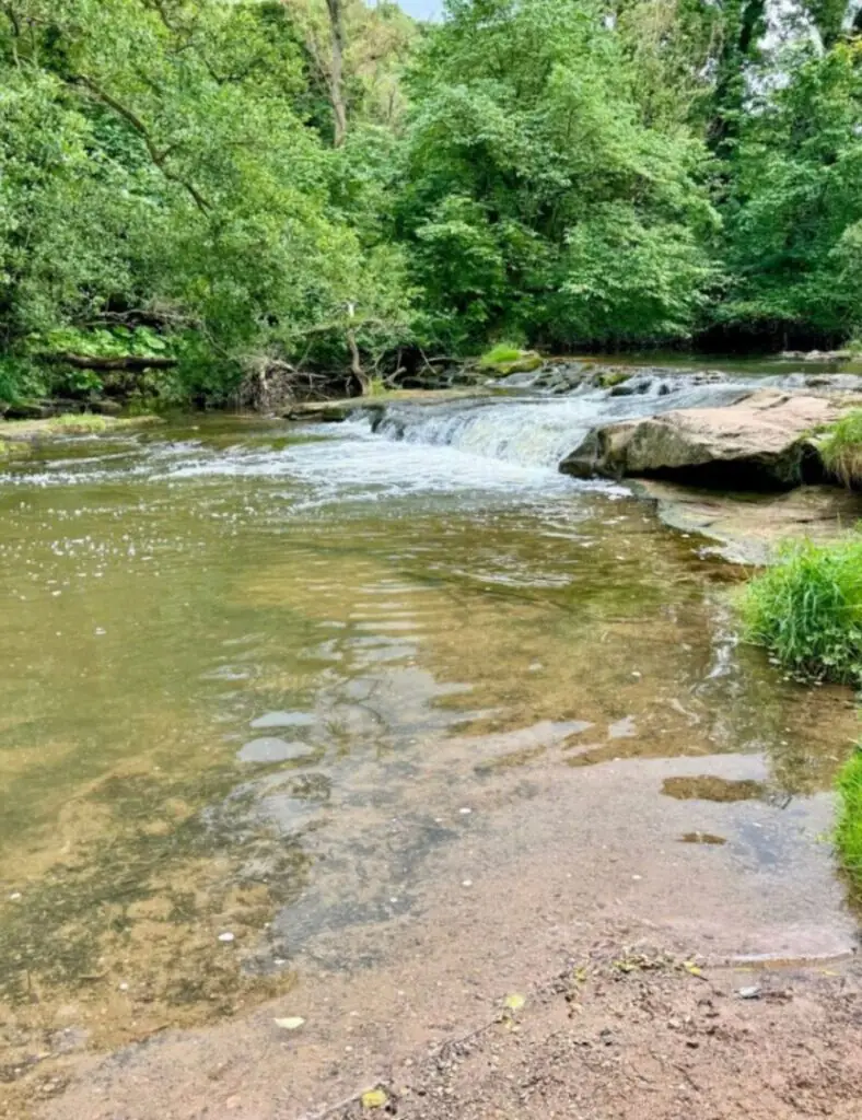 WEARY BANK WATERFALL, YARM, NORTH YORKSHIRE