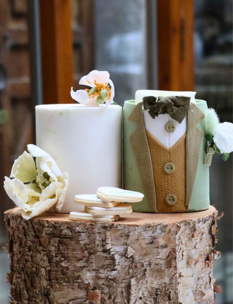 Walworth Castle, wedding venue in County Durham - Wedding Showcase mr and mrs cake