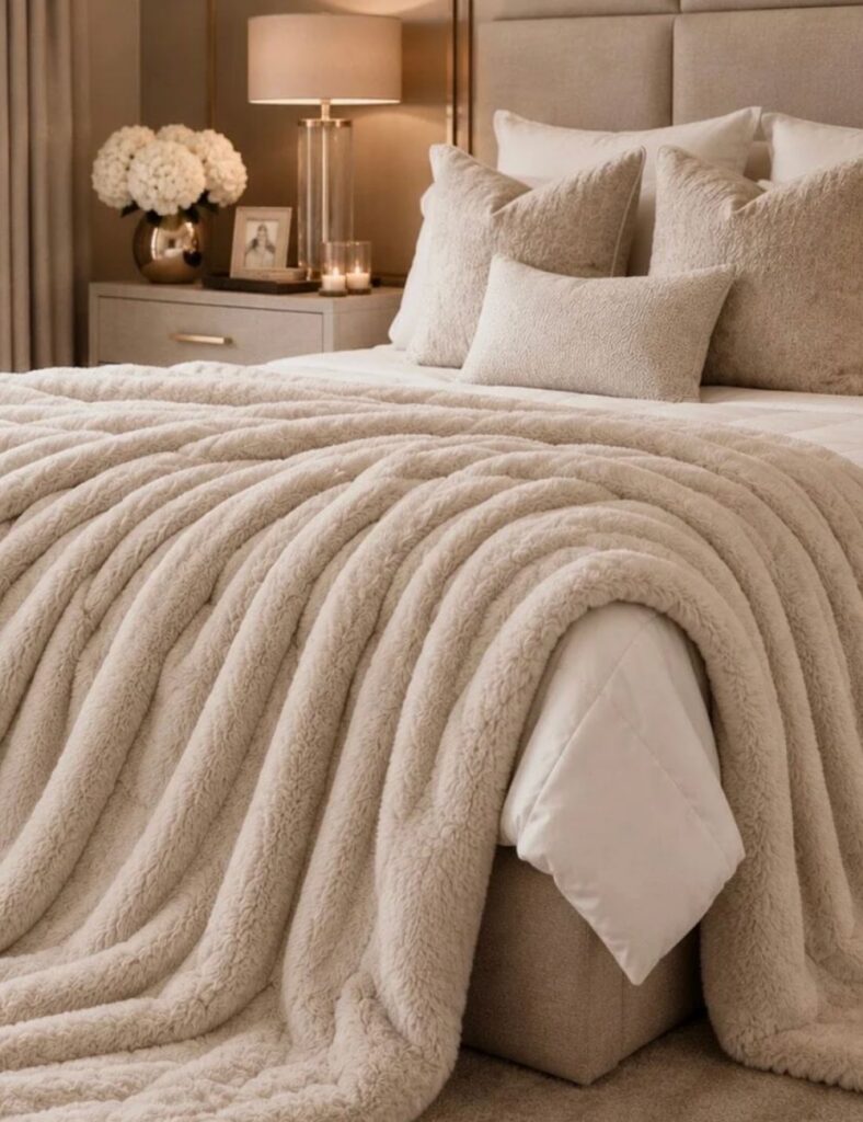 Rowen Homes Faux Fur Throw