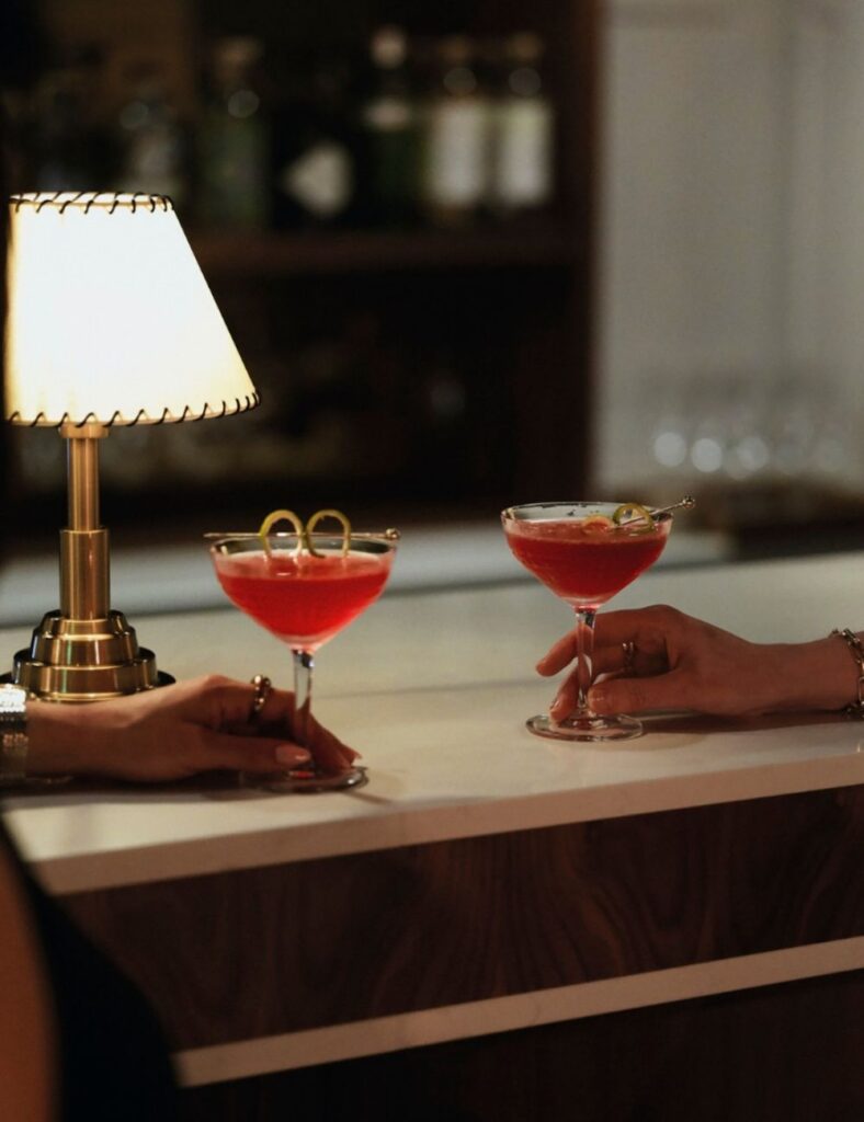Saltmoore, cocktails in the Lounge Bar - Whitby