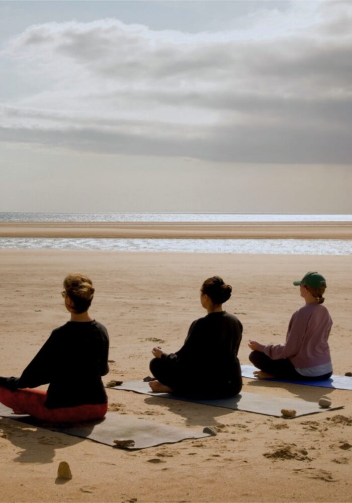Stretch by the sea: beach yoga classes on the North East coast