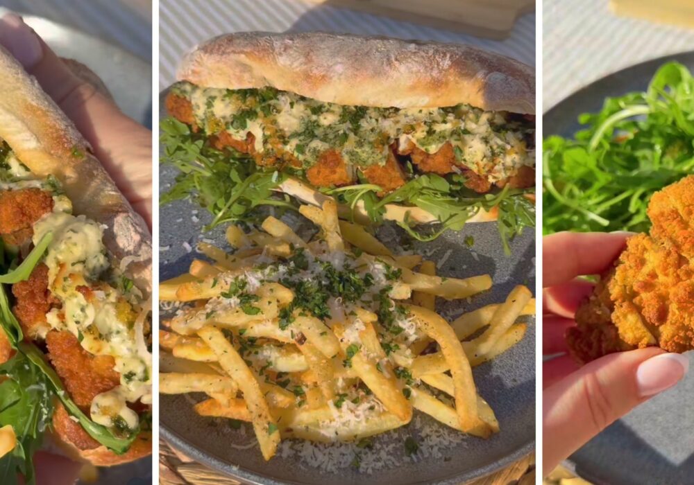 How to make the viral M&S chicken Kyiv sandwich with parmesan fries