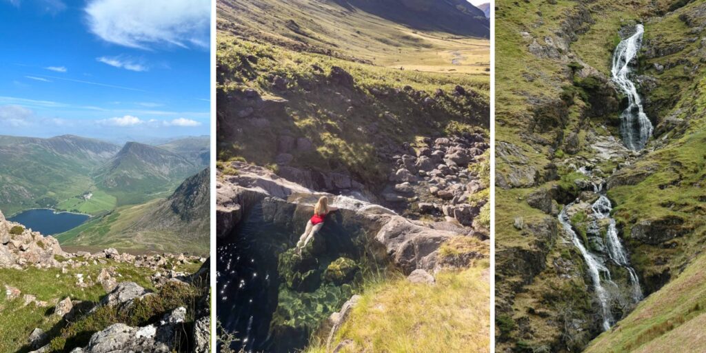 High Life North Hikes: scenic walk to Buttermere Infinity Pool, its hidden pools and fell views