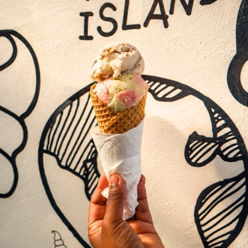The Oat Kitchen Ice cream - Holy Island