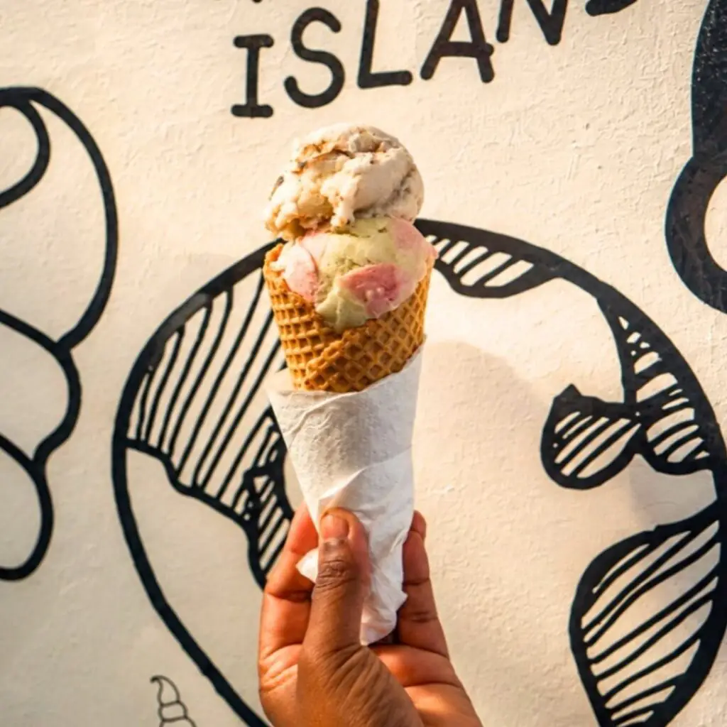 The Oat Kitchen Ice cream - Holy Island