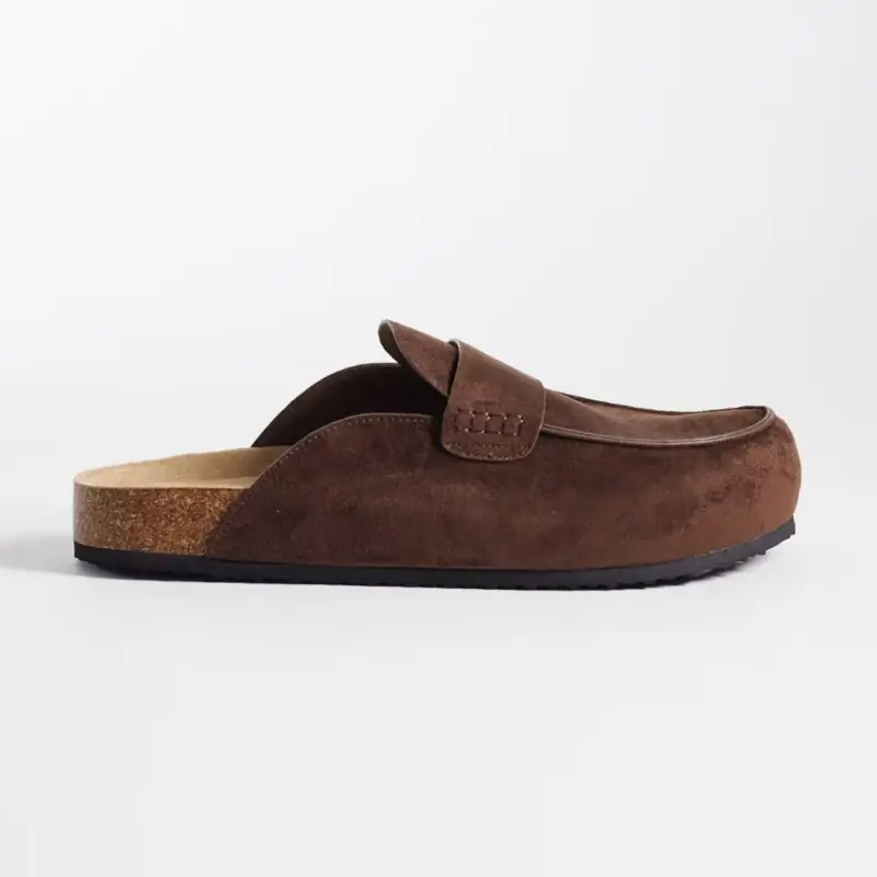 ASOS - Slip on Loafer Style Mule in Chocolate Brown - £22.00 