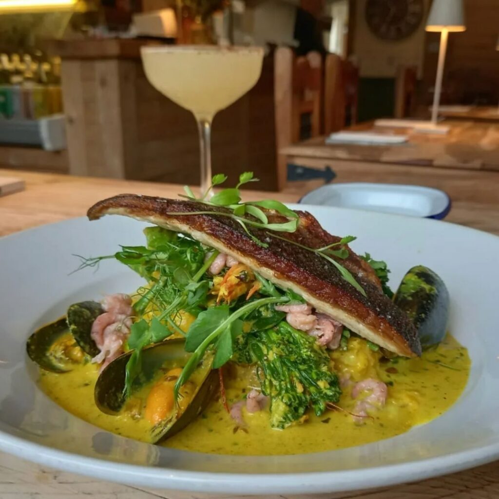 Jasper's Bistro, Amble - Cured Sea Bass