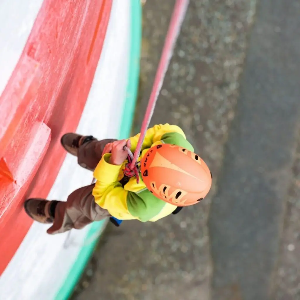 Souter sponsored abseil - South Shields