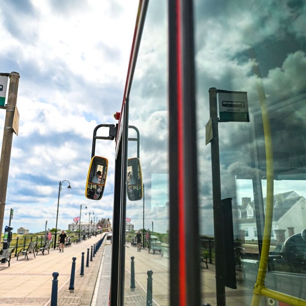 Bus franchising: North East Mayor Kim McGuinness answers your questions on what it means for the North East - Side of bus close up