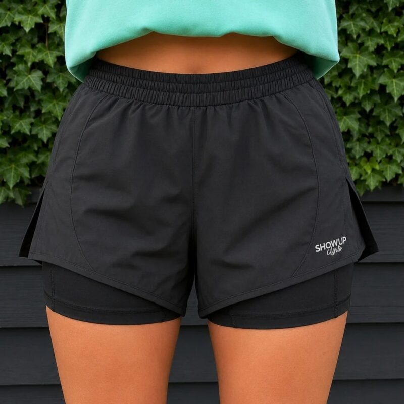 2-in-1 Shorts - Black - £35.00