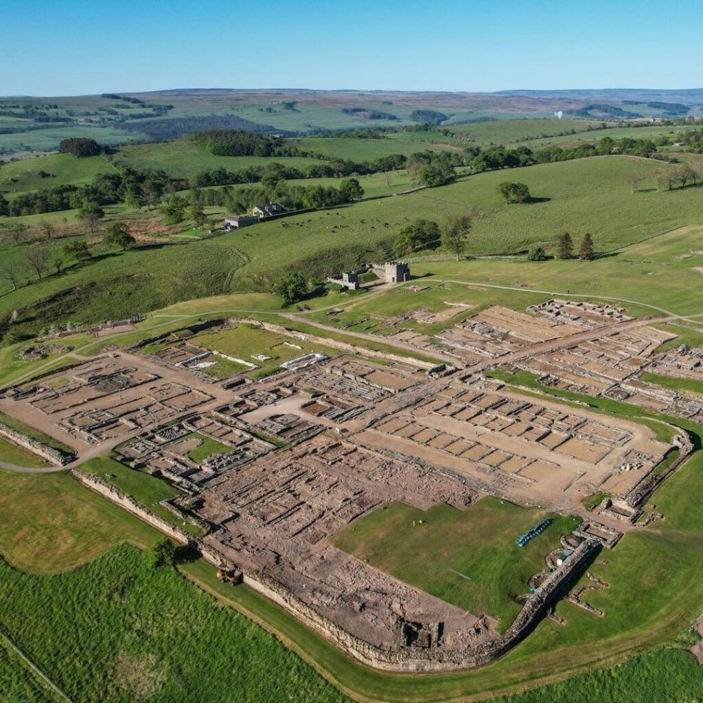 Vinolanda Overview - Excavation Site