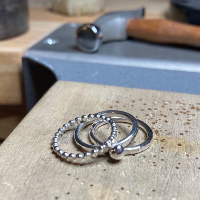 Silver Stacking Ring Workshop – Raby Castle