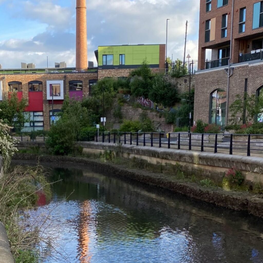 Ouseburn River, The Toffee Factory in the back