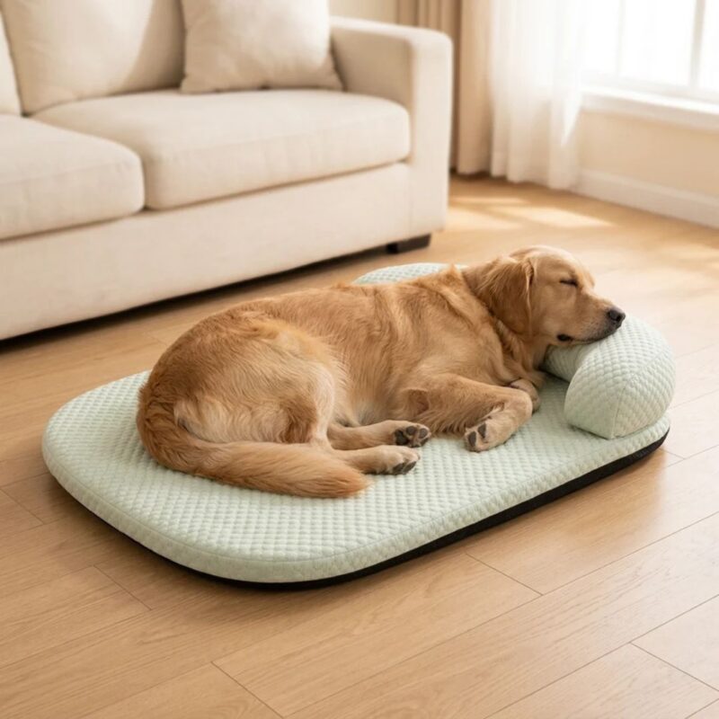 My Pets Worth - Cooling Dog Bed with Ice Silk Fabric - £27.95
