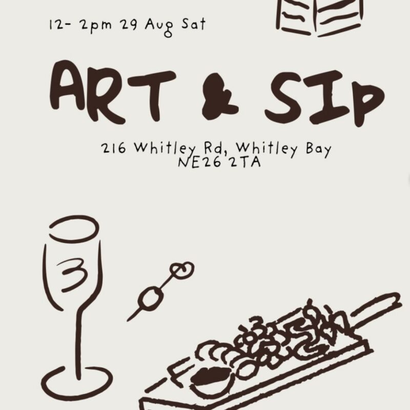Baba Yaga's House hosts Newcastle Café Art Club's final Art & Sip of the summer