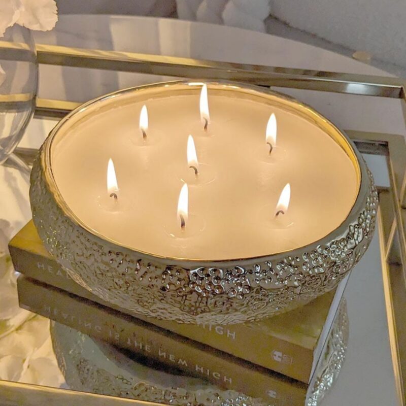 Aeolian 7 Wick Gold Scented Candle