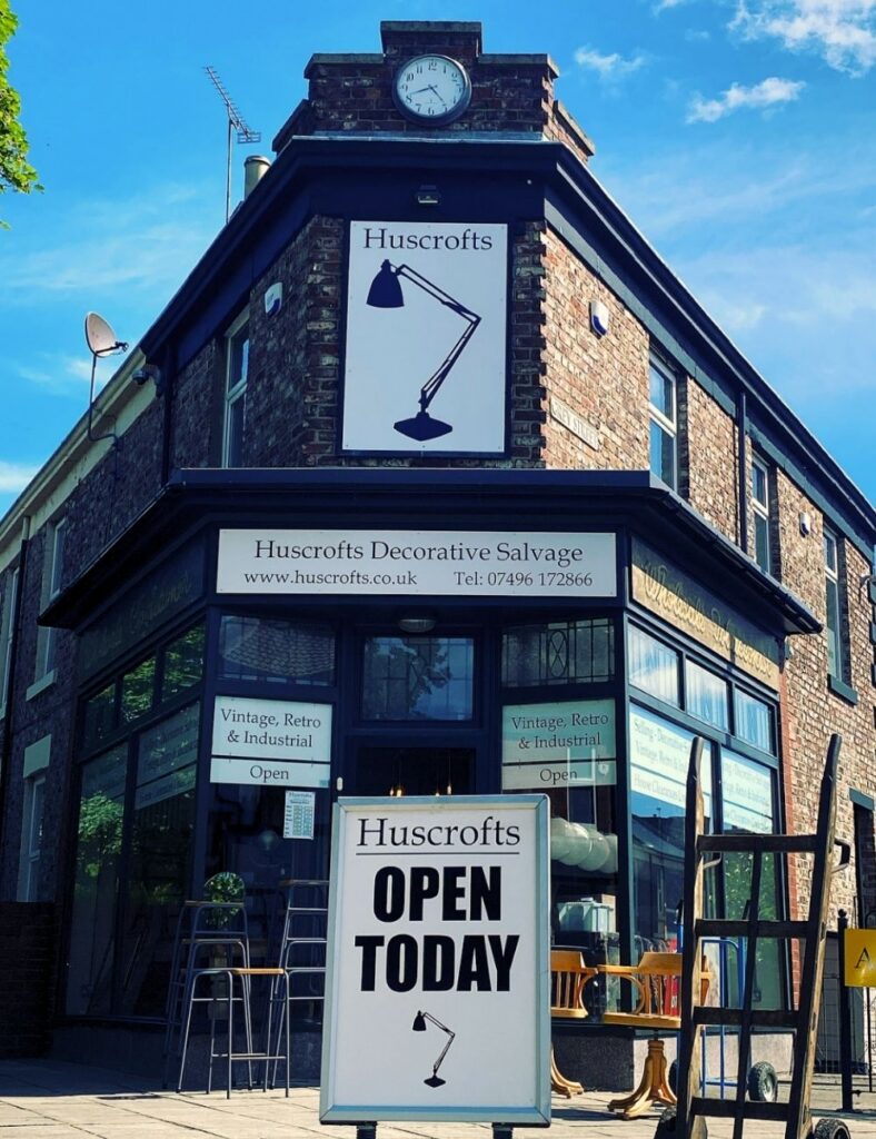Huscrofts Decorative Salvage on Grey Street, North Shields