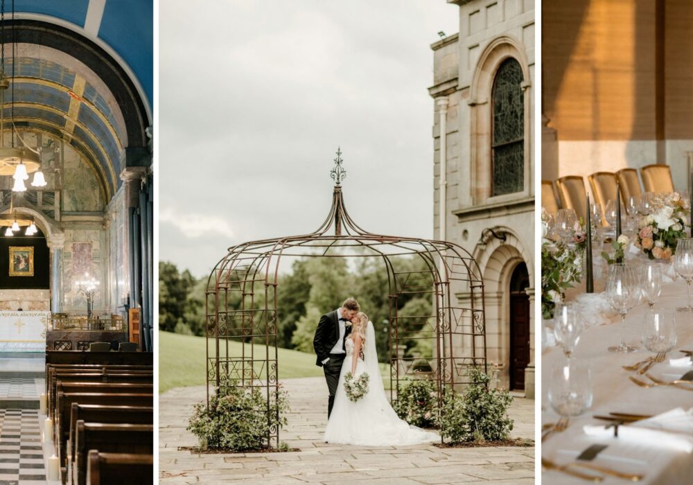 Wynyard Hall offers an 18th-century chapel, lake ceremonies and a full wedding weekend