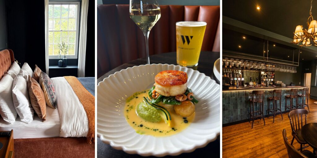 You'll love Hadrian's luxurious rooms, tasting menu and Sunday lunch in Northumberland