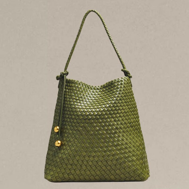 Anthropologie - Woven Knotted-Strap Bucket Bag - £98.00