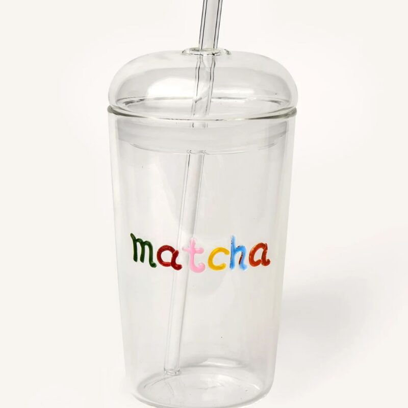 Treats Studio - Matcha Glass Tumbler - £25.00