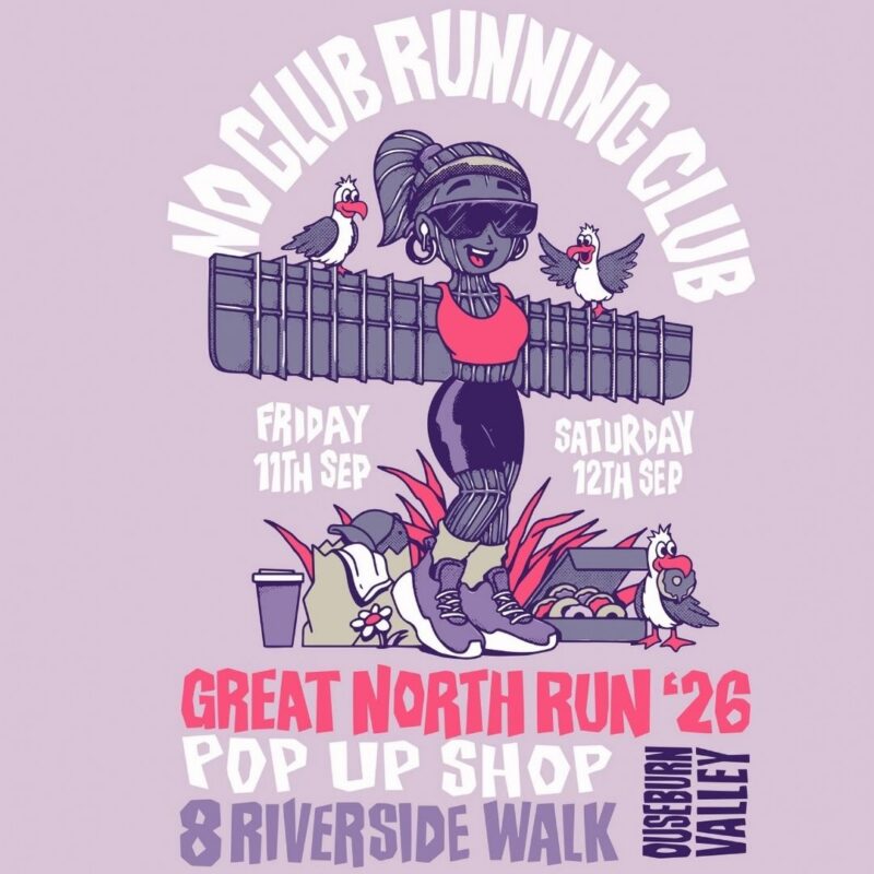 No Club Running Club: Great North Run Pop Up Shop – Newcastle