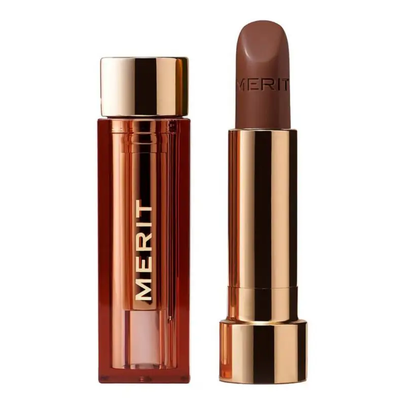 MERIT Beauty - Signature Lip Lightweight Satin Lipstick in 1990 - £25.00