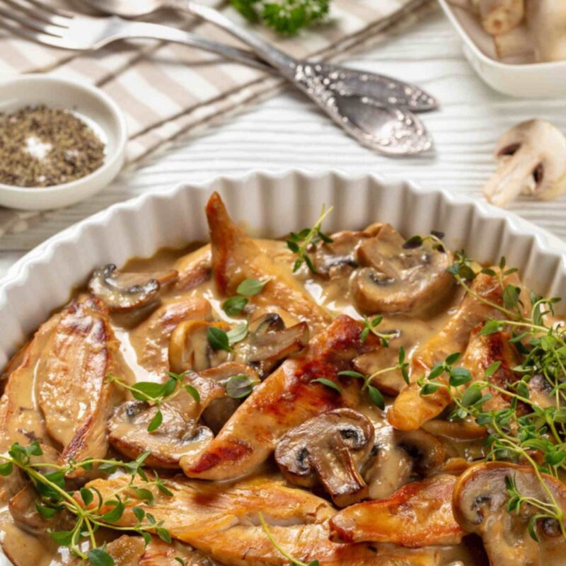Chicken Stroganoff - from £7.65