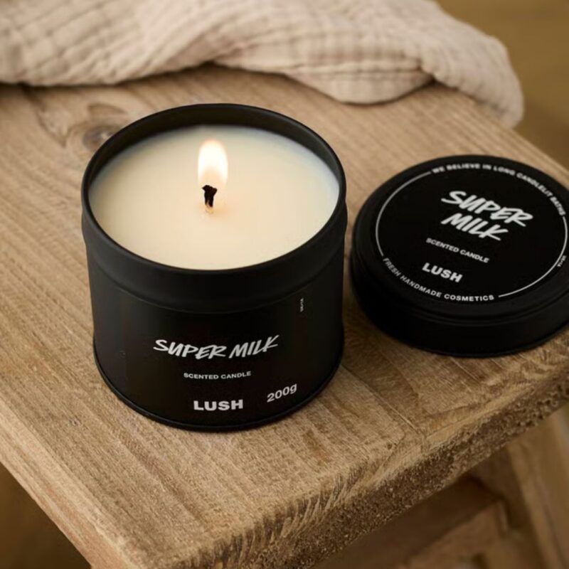 LUSH - Super Milk Single Wick Candle - £16.00