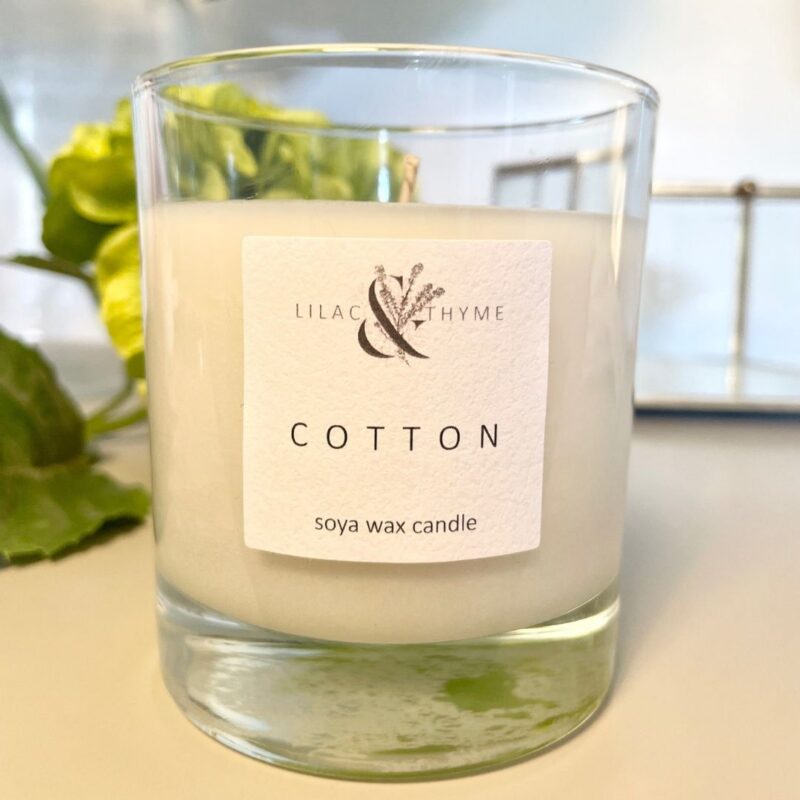Lilac & Thyme - Cotton Candle - £20.95