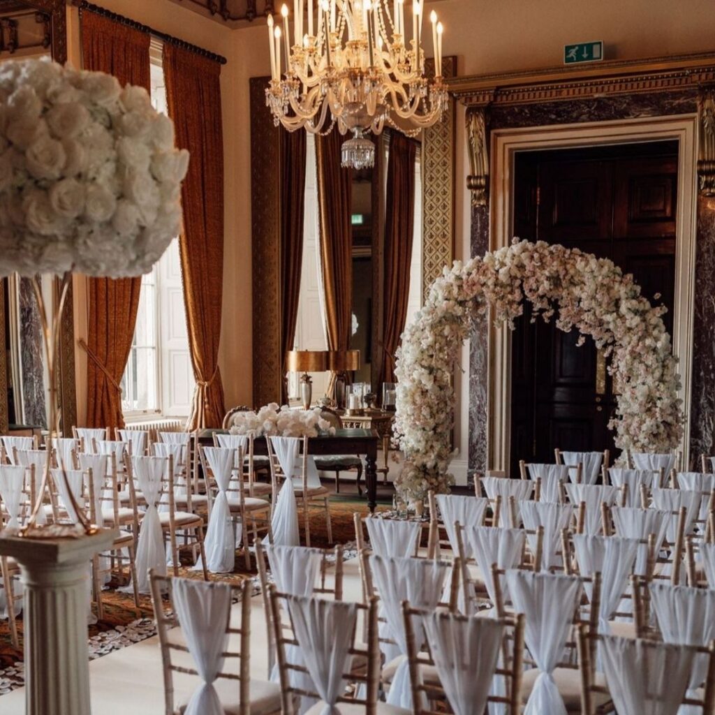 Wynyard Hall Weddings - The Mirrored Room