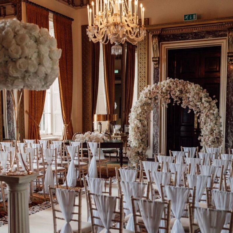 Wynyard Hall Weddings - The Mirrored Room