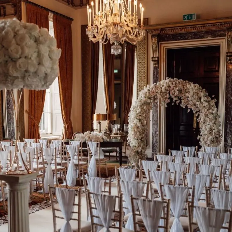 Wynyard Hall Weddings - The Mirrored Room