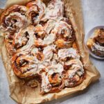 No-knead banana cinnamon rolls