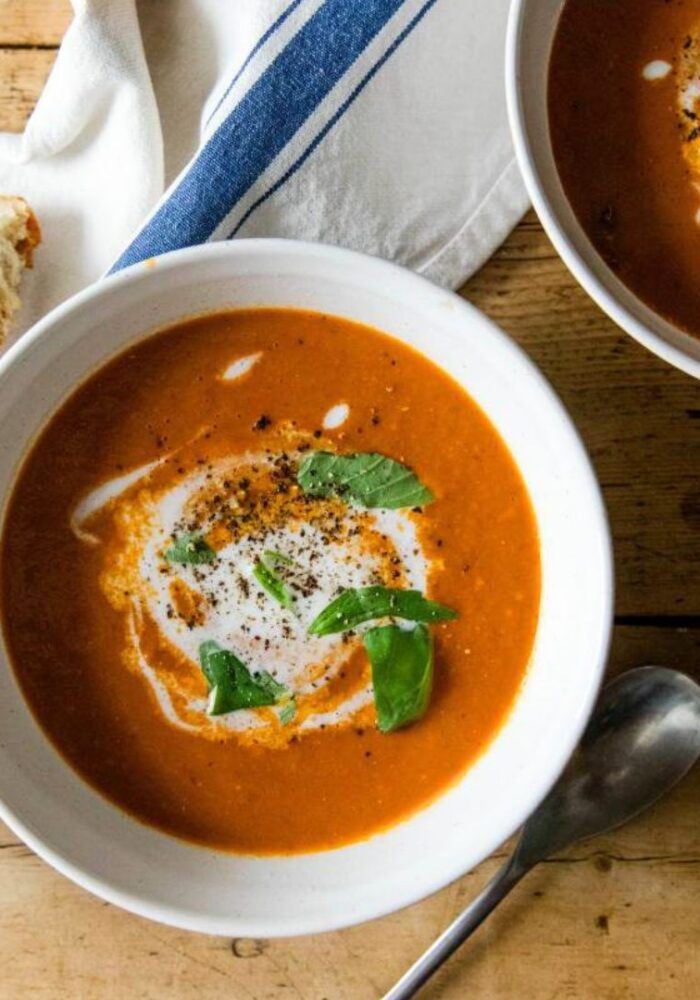 The ultimate roasted tomato soup